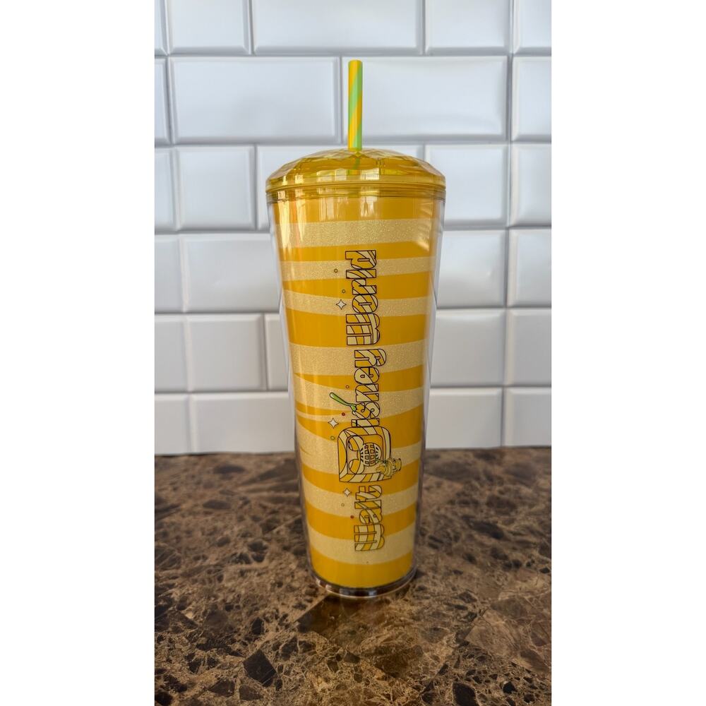 Disney Eats Pineapple Swirl Starbucks Tumbler 24oz Walt Disney World NEW
